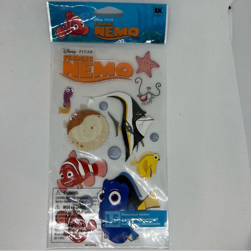 NWT EK Success Jolee’s Disney Finding Nemo Dimensional Sticker Set